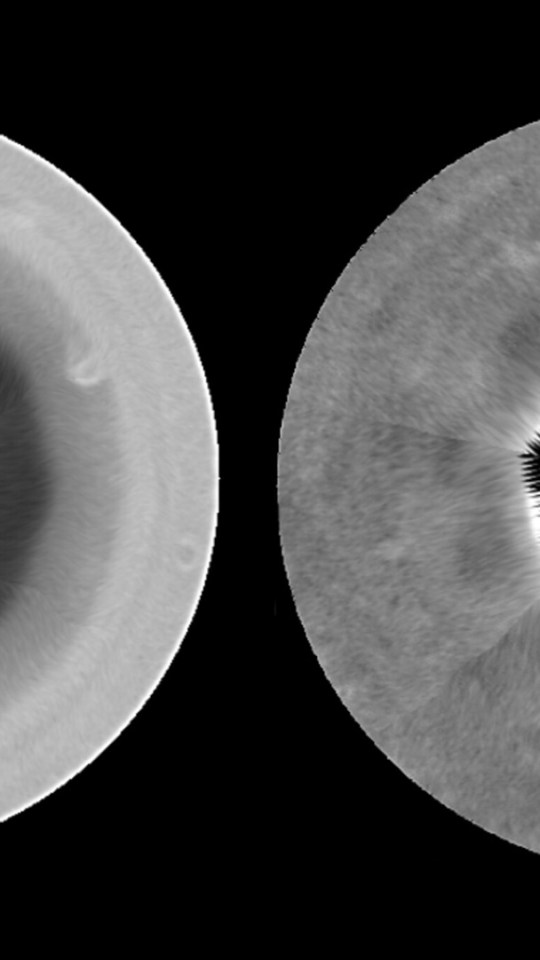 Le décagone s'est formé au pôle sud de Saturne. Source : Hubble/ESA/NASA Le décagone s'est formé au pôle sud de Saturne. Source : Hubble/ESA/NASA