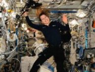 Sophie Adenot dans l'ISS. // Source : Flickr/CC/Nasa Johnson (image recadrée) Sophie Adenot dans l'ISS. // Source : Flickr/CC/Nasa Johnson (image recadrée)