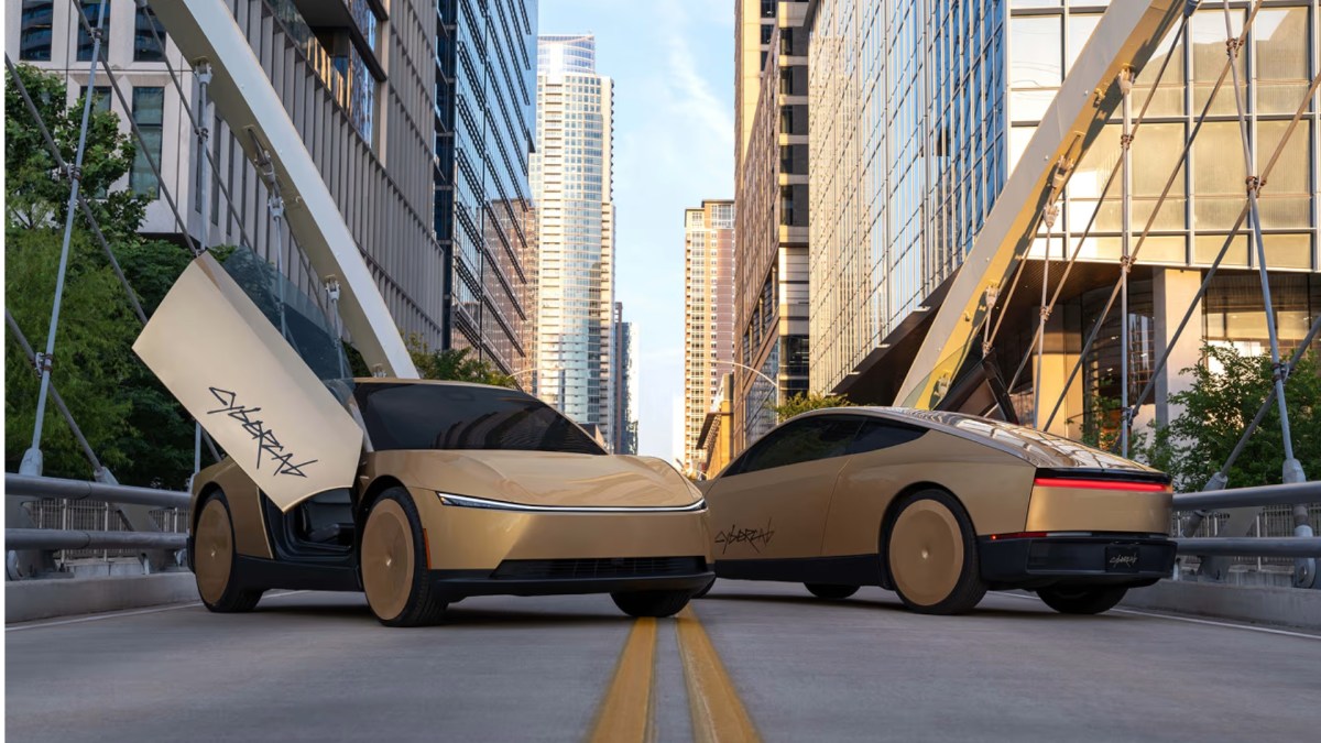 Tesla lance officiellement le Cybercab à Austin. // Source : Tesla Tesla lance officiellement le Cybercab à Austin. // Source : Tesla