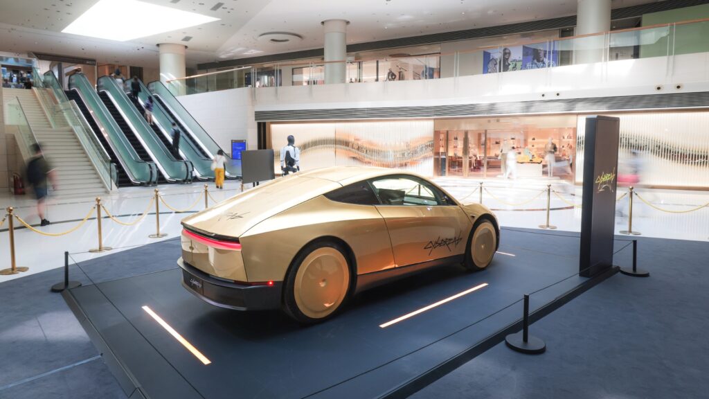 Le Tesla Cybercab à Hong Kong. // Source : Tesla Hong Kong via X Le Tesla Cybercab à Hong Kong. // Source : Tesla Hong Kong via X