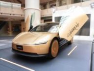Le Tesla Cybercab à Hong Kong. // Source : Tesla Hong Kong via X Le Tesla Cybercab à Hong Kong. // Source : Tesla Hong Kong via X