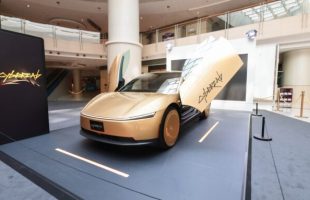 Le Tesla Cybercab à Hong Kong. // Source : Tesla Hong Kong via X