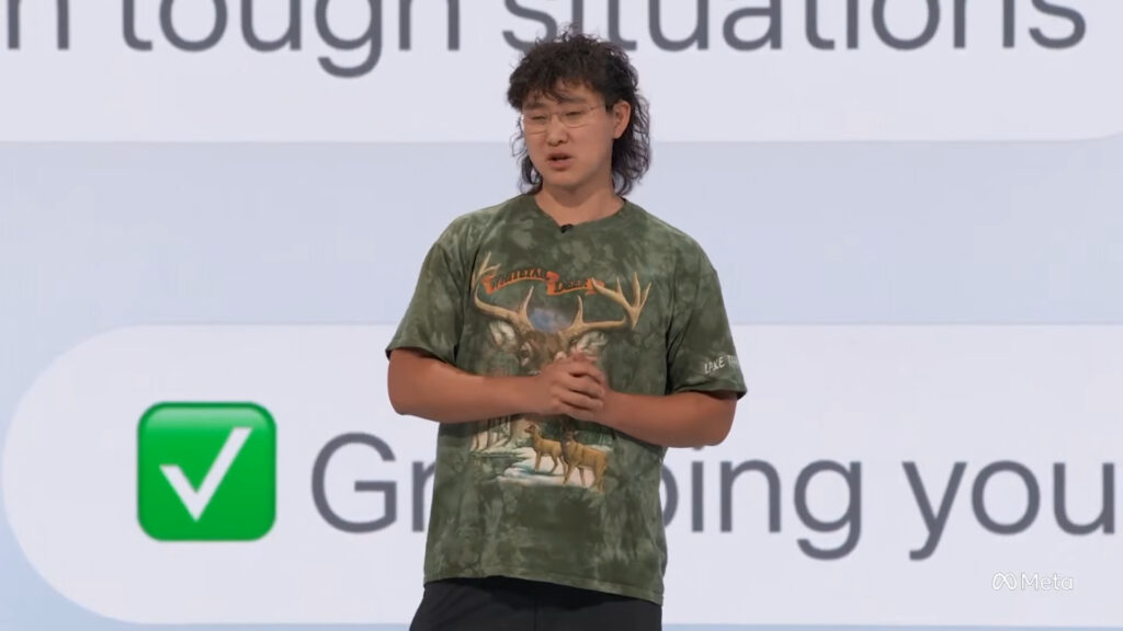 À 29 ans, Alexandr Wang est le nouveau visage de l'IA chez Meta. // Source : Meta À 29 ans, Alexandr Wang est le nouveau visage de l'IA chez Meta. // Source : Meta