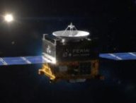 Vue d'artiste de la sonde Fermi Explorer. Source : Fermi Explorer