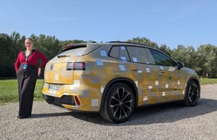 Volkswagen ID. Tiguan encore camouflé // Source : Maxime Fontanier pour Numerama