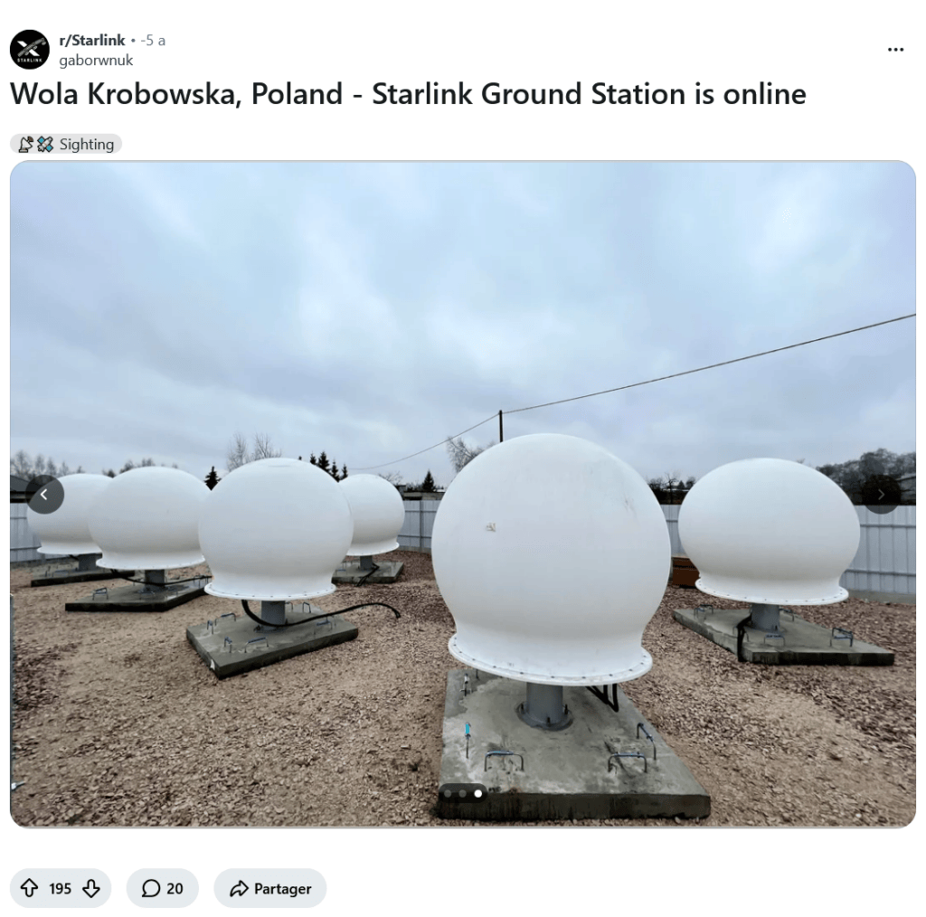Wola Krobowska Pologne Starlink Wola Krobowska Pologne Starlink