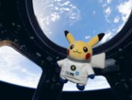 Pikachu dans l'espace. Source : ESA/Sophie Adenot Pikachu dans l'espace. Source : ESA/Sophie Adenot