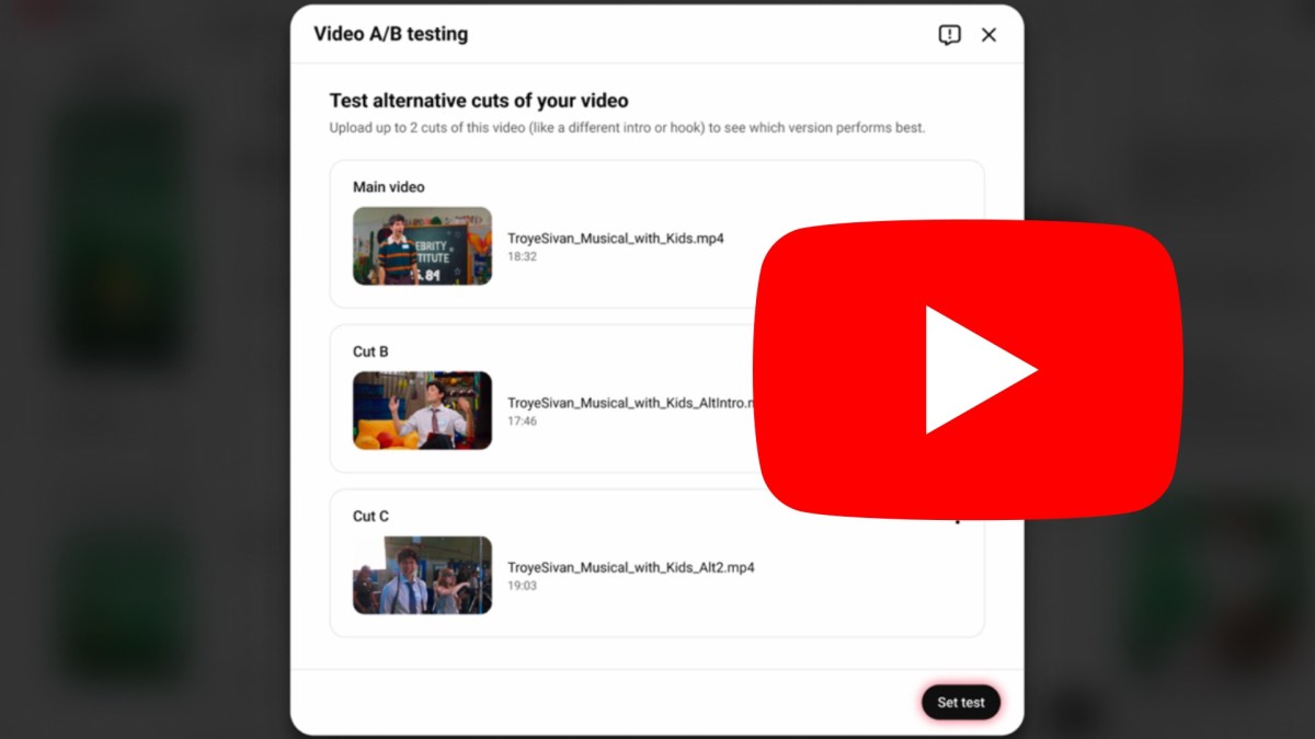 A/B Testing à trois vidéos sur YouTube. // Source : Numerama A/B Testing à trois vidéos sur YouTube. // Source : Numerama