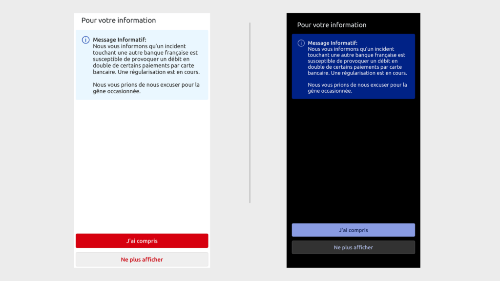 Le message reçu pour la Caisse d'Épargne et la Banque Populaire. // Source : Numerama