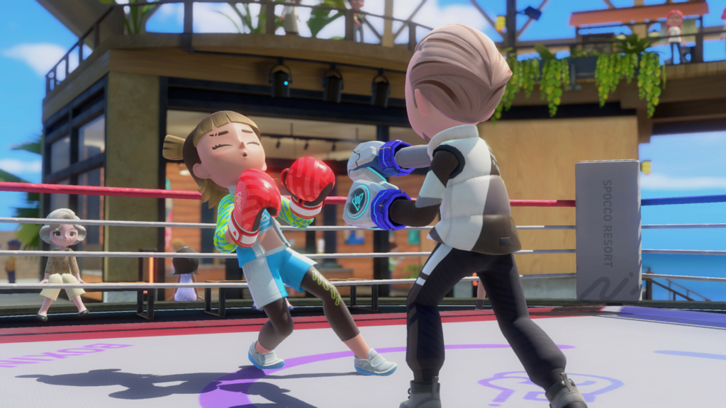 Se détendre...ou boxer ? // Source : Nintendo Se détendre...ou boxer ? // Source : Nintendo