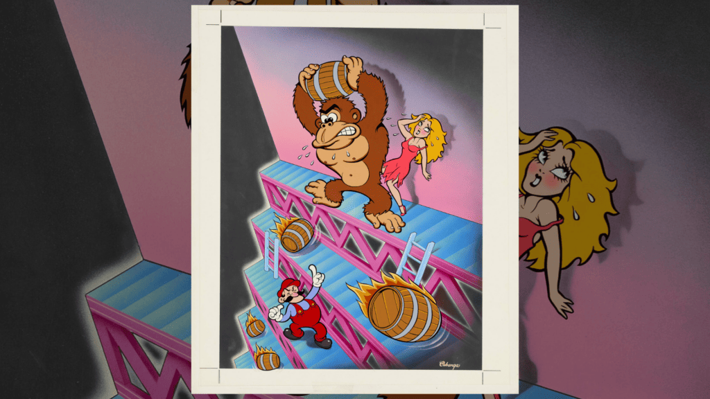 Affiche Donkey Kong // Source : landrypop