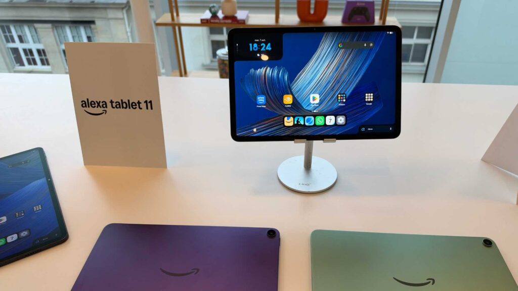 L'Alexa Tablet 11, version moins chère de la tablette Amazon. // Source : Numerama L'Alexa Tablet 11, version moins chère de la tablette Amazon. // Source : Numerama