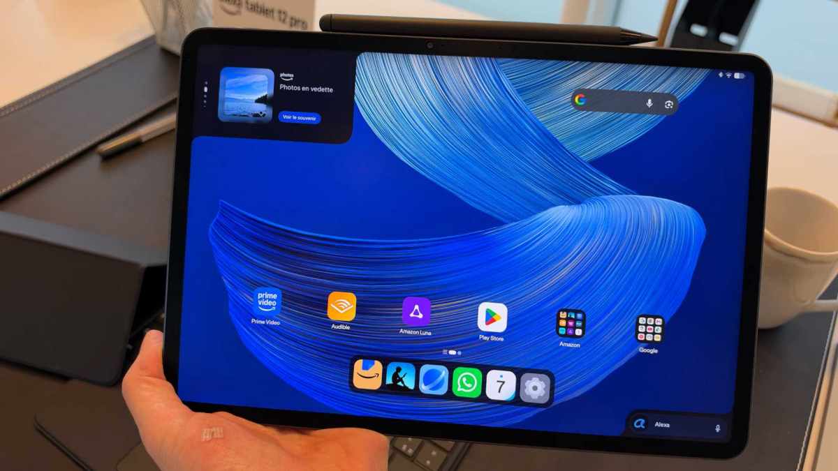 Amazon Alexa Tablet Pro. // Source : Numerama Amazon Alexa Tablet Pro. // Source : Numerama