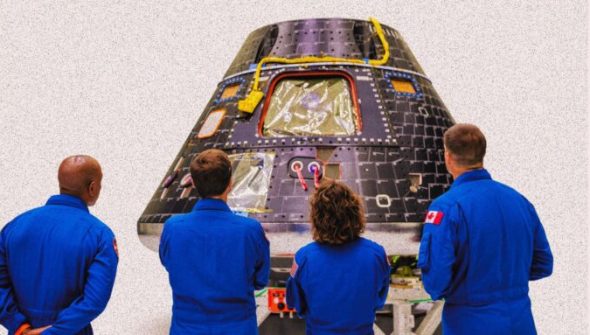 Artémis II. // Source : Flickr/CC/Nasa Johnson (image modifiée)