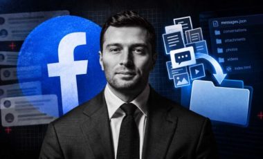Jordan Bardella et Facebook // Source : Numerama avec ChatGPT Images