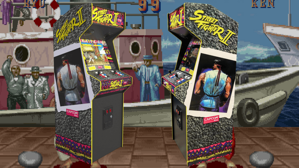 borne d’arcade Street Fighter II // Source : Iconic Arcade XT Capcom