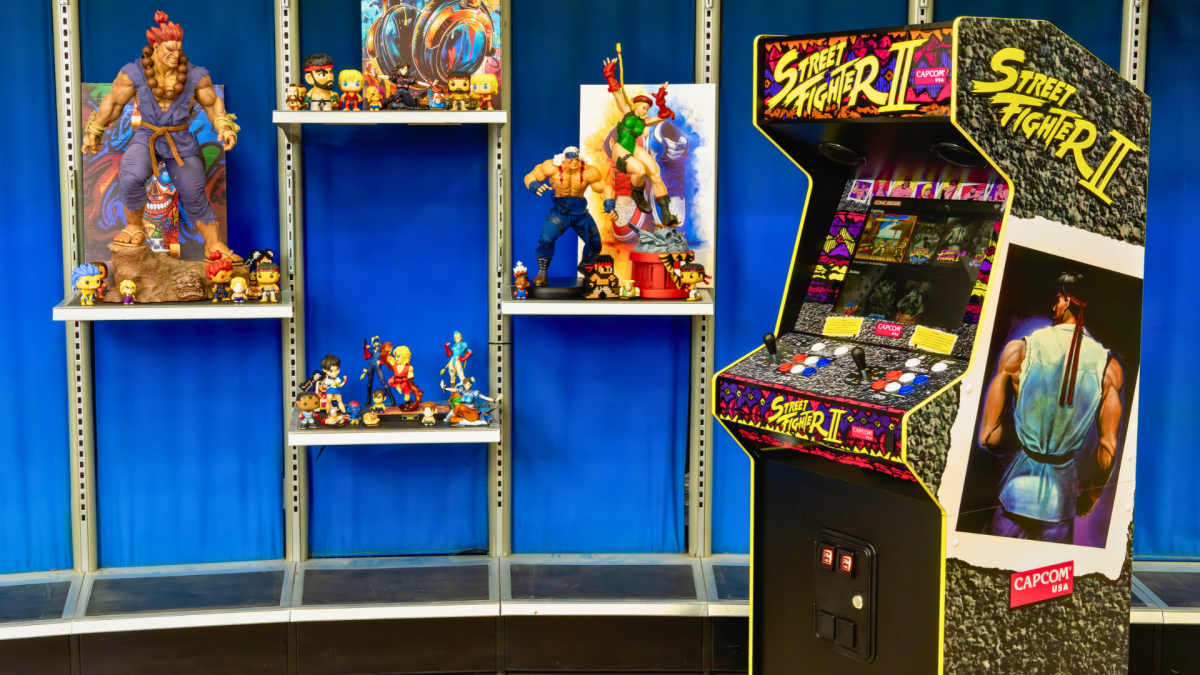 borne d’arcade Street Fighter II // Source : Iconic Arcade XT Capcom