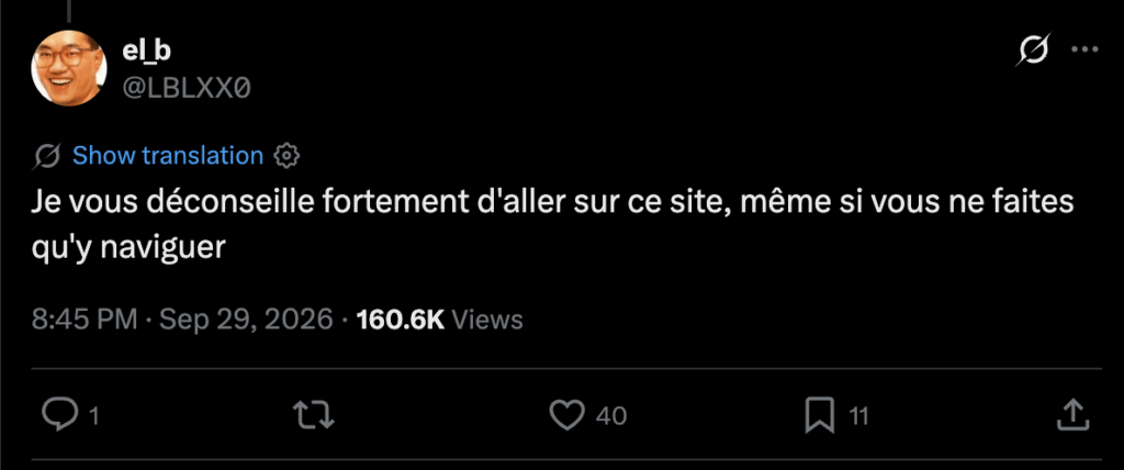 Sage conseil partagé par un internaute sous le reportage de M6 // Source : Capture d'écran X Sage conseil partagé par un internaute sous le reportage de M6 // Source : Capture d'écran X