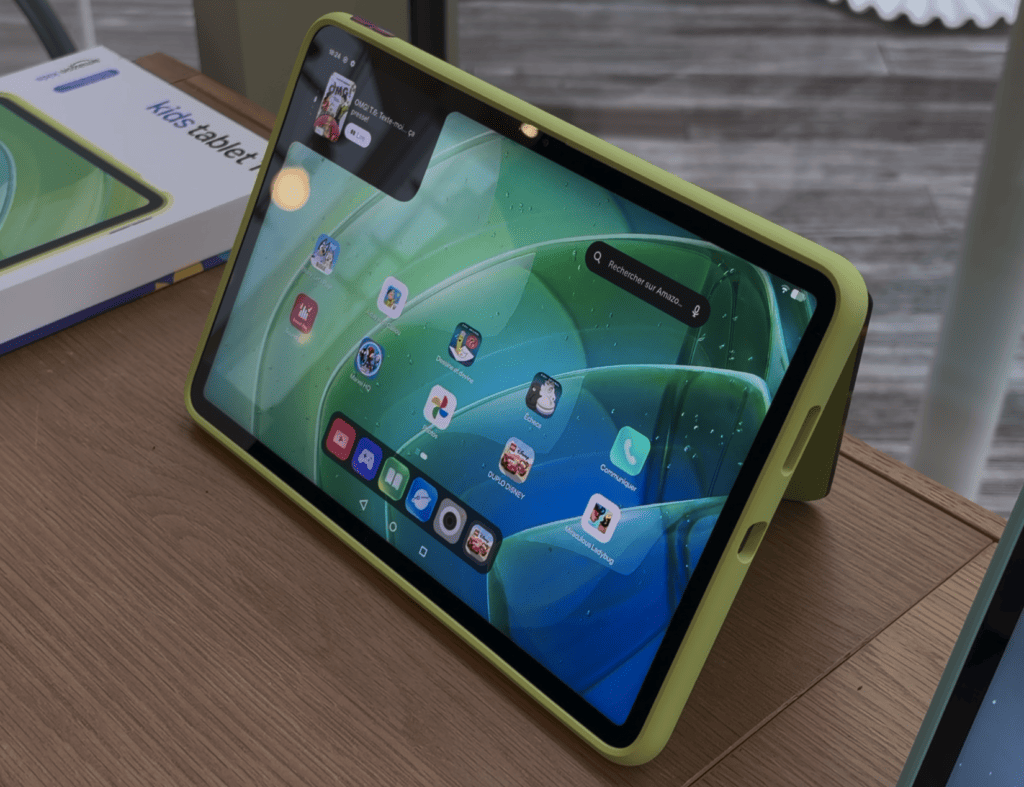 La version enfant de l'Alexa Tablet. // Source : Numerama La version enfant de l'Alexa Tablet. // Source : Numerama