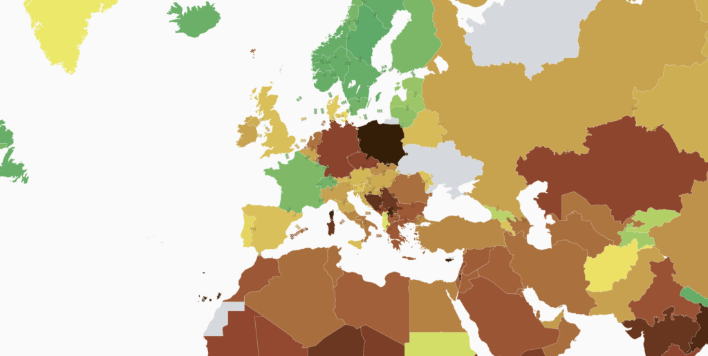 Les émissions carbone de l'énergie des pays européens Les émissions carbone de l'énergie des pays européens