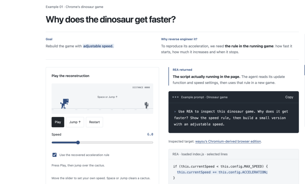 Pourquoi le dinosaure accélère ? // Source : REA Pourquoi le dinosaure accélère ? // Source : REA