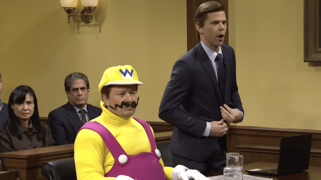 Elon Musk déguisé en Wario pour le Saturday Night Live // Source : Saturday Night Live Elon Musk déguisé en Wario pour le Saturday Night Live // Source : Saturday Night Live