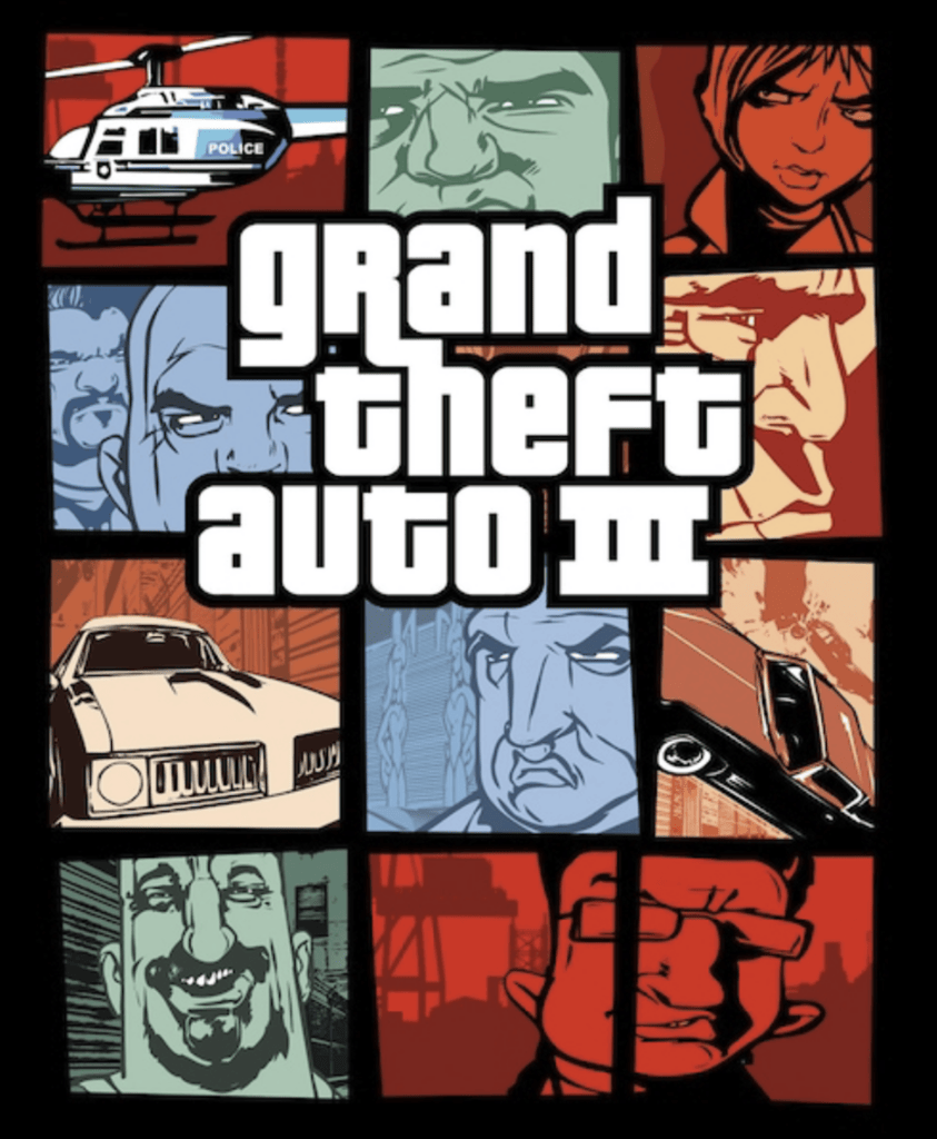 Jaquette de GTA 3 // Source : Rockstar Games
