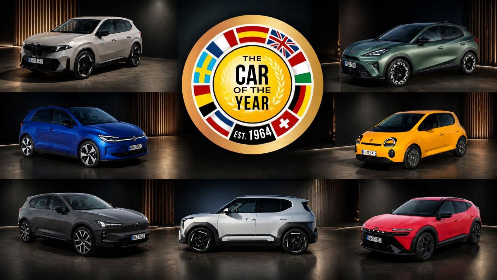 Voiture de l’année 2027 : sept finalistes électriques et un duel fratricide chez Volkswagen