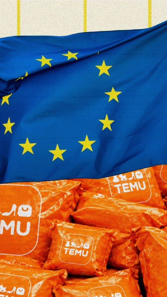 Colis Taxe Europe // Source : Montage Numerama