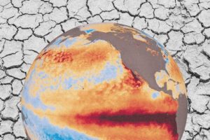 Anomalie des températures de surface de l'océan le 27 octobre 2026. // Source : Nasa Scientific Visualization Studio, montage Numerama Anomalie des températures de surface de l'océan le 27 octobre 2026. // Source : Nasa Scientific Visualization Studio, montage Numerama