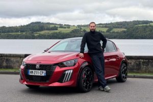 La Peugeot E-208 GTi à l'essai. // Source : Robin San Vicente pour Numerama