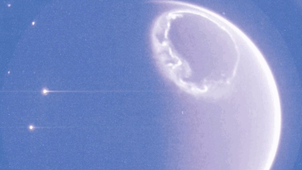 La Terre et ses aurores vues par Smile. Source : ESA La Terre et ses aurores vues par Smile. Source : ESA