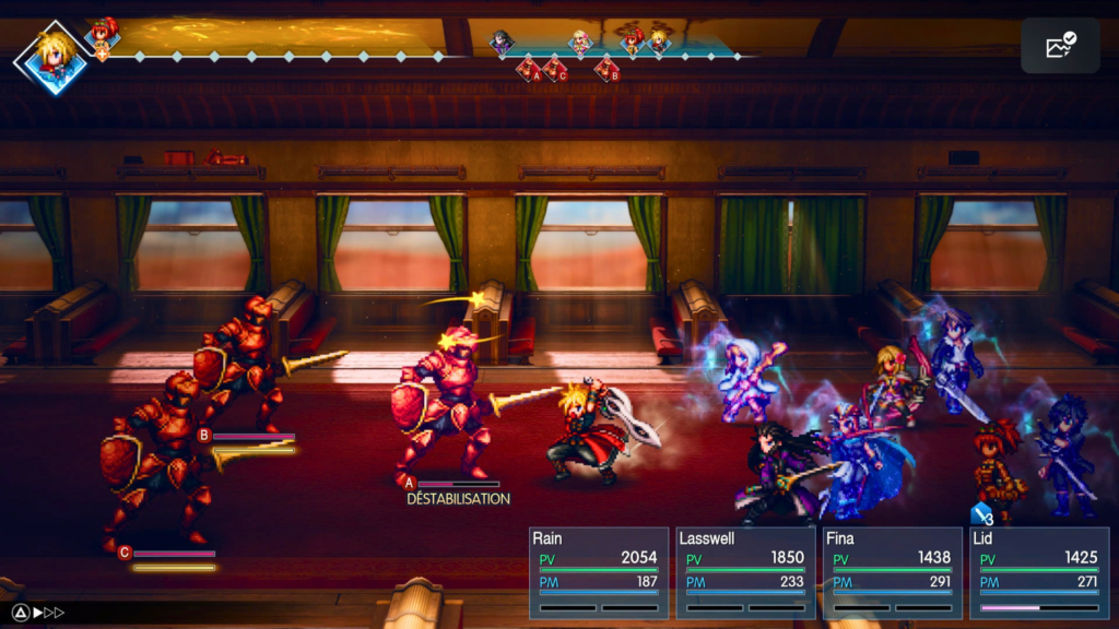 Tout bon Final Fantasy à son passage dans un train. // Source : Capture PS5 Tout bon Final Fantasy à son passage dans un train. // Source : Capture PS5