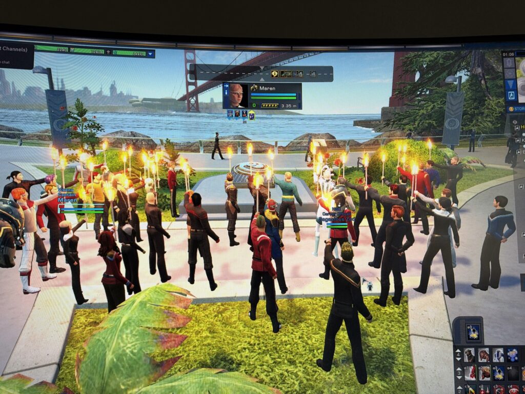 Hommage à Sir Patrick Stewart dans Star Trek Online // Source : X Hommage à Sir Patrick Stewart dans Star Trek Online // Source : X