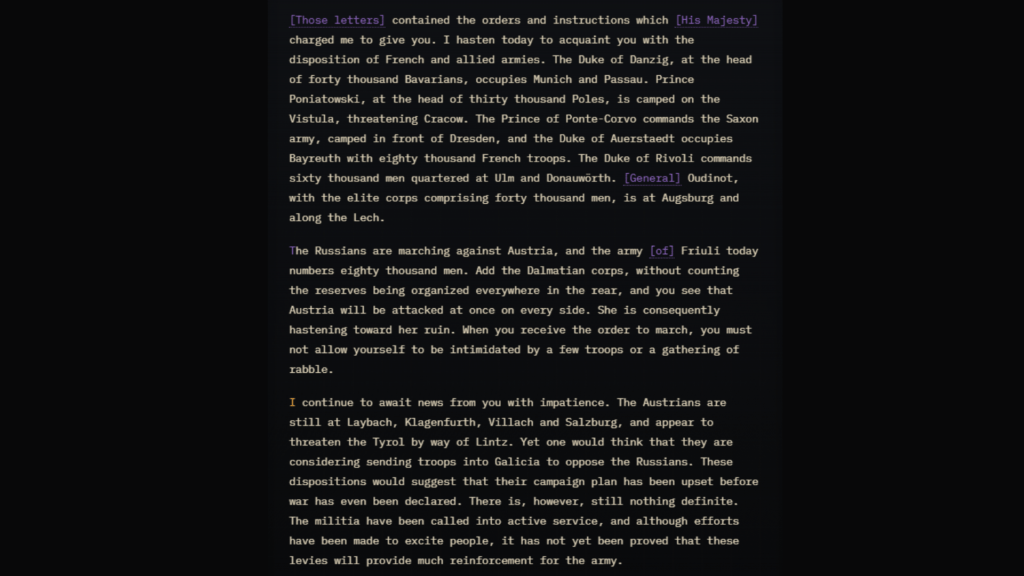 Le contenu de la lettre déchiffrée // Source : @CarterWChurch Le contenu de la lettre déchiffrée // Source : @CarterWChurch