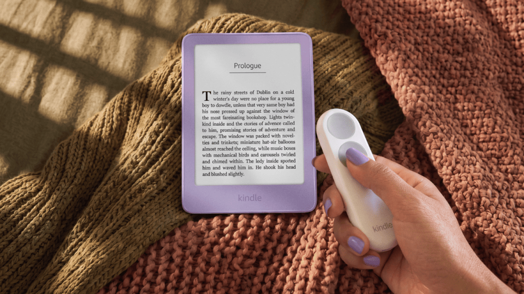 La nouvelle KIndle en couleur Ube. La nouvelle KIndle en couleur Ube.