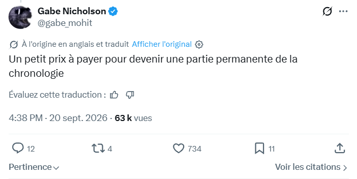 La dernière réponse de Gabe sur le pourquoi de cette publicité X La dernière réponse de Gabe sur le pourquoi de cette publicité X