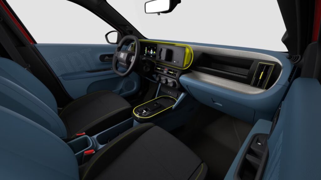L'intérieur de la Fiat Grande Panda Pop. // Source : Fiat (configurateur) L'intérieur de la Fiat Grande Panda Pop. // Source : Fiat (configurateur)