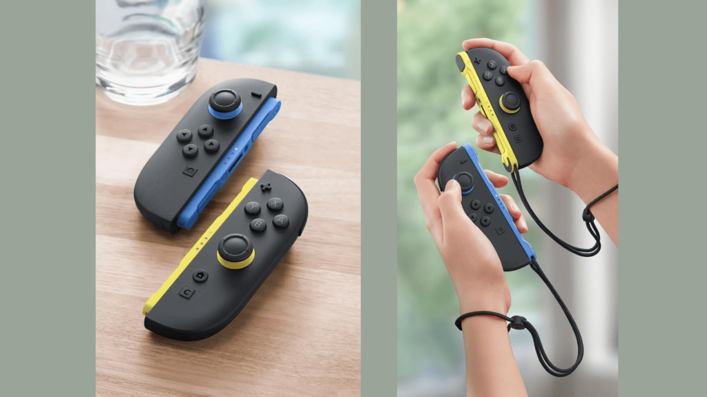 Nintendo paire de manettes Joy-Con 2 bleu & jaune // Source : Nintendo Nintendo paire de manettes Joy-Con 2 bleu & jaune // Source : Nintendo