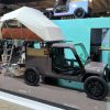 Kilow et son quadricycle La Bagnole au Mondial de l'Auto 2026. // Source : Robin San Vicente pour Numerama