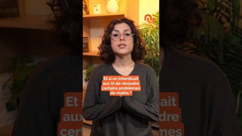 Des sanctuaires pour des maths sans IA ?!