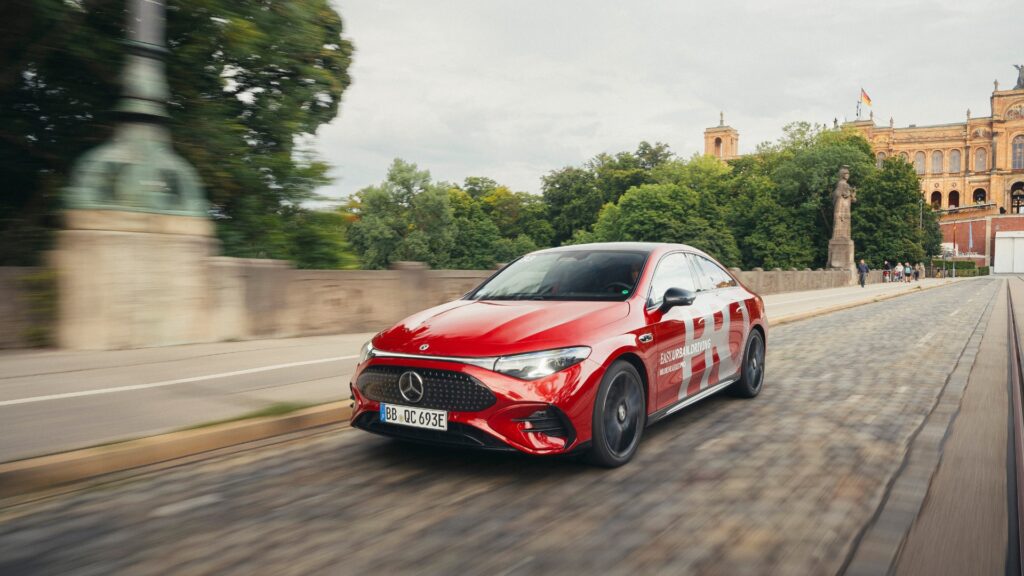 Mercedes va déployer sa « conduite autonome » MB.Drive Assist Pro en Allemagne en 2027. // Source : Mercedes-Benz Mercedes va déployer sa « conduite autonome » MB.Drive Assist Pro en Allemagne en 2027. // Source : Mercedes-Benz