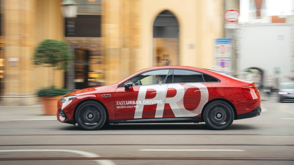 Mercedes va déployer sa « conduite autonome » MB.Drive Assist Pro en Allemagne en 2027. // Source : Mercedes-Benz Mercedes va déployer sa « conduite autonome » MB.Drive Assist Pro en Allemagne en 2027. // Source : Mercedes-Benz