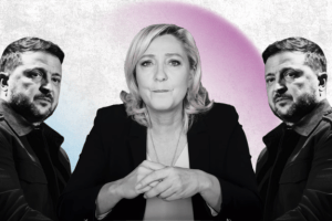Zelensky Lepen // Source : motnage Numerama Zelensky Lepen // Source : motnage Numerama