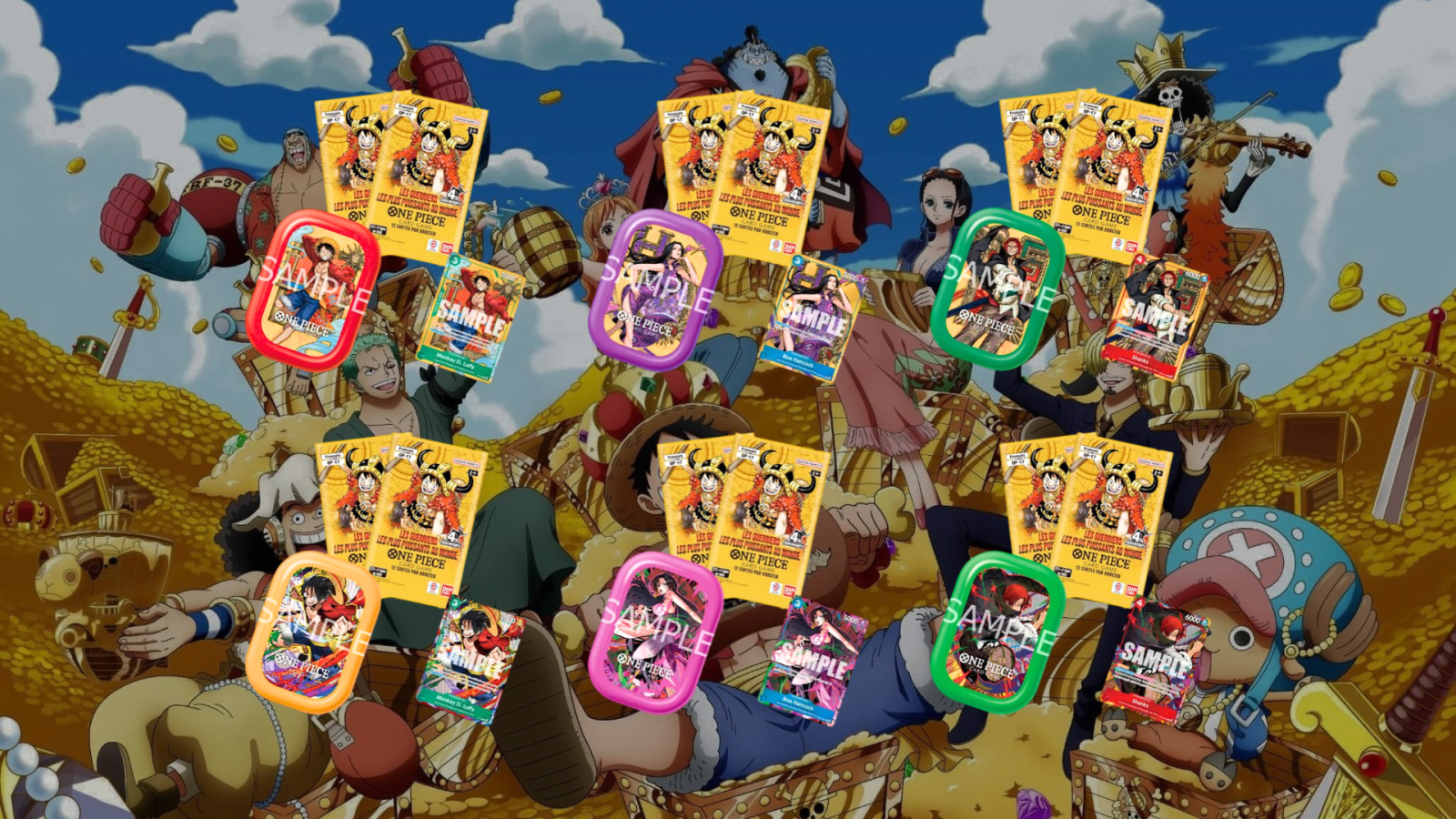 One Piece OP17 : où acheter les nouvelles Mini Tins Luffy, Shanks et Boa Hancock TS-03 ?