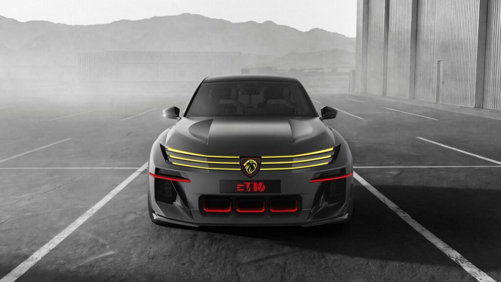 La Peugeot E-T16 Concept préfigure la future E-208 de série. // Source : Peugeot La Peugeot E-T16 Concept préfigure la future E-208 de série. // Source : Peugeot