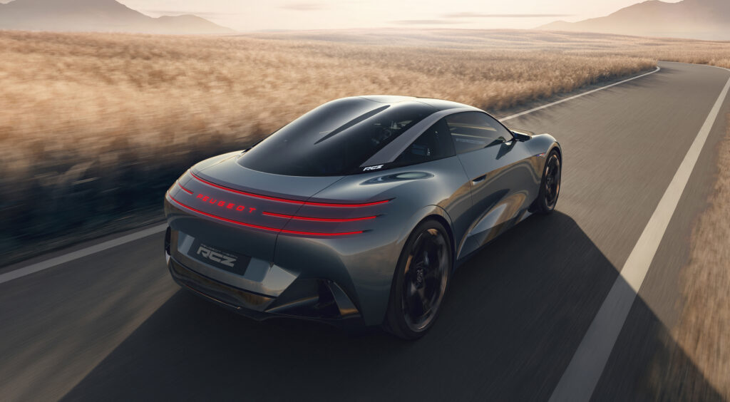 Le concept Peugeot RCZ Vision. // Source : Peugeot Le concept Peugeot RCZ Vision. // Source : Peugeot