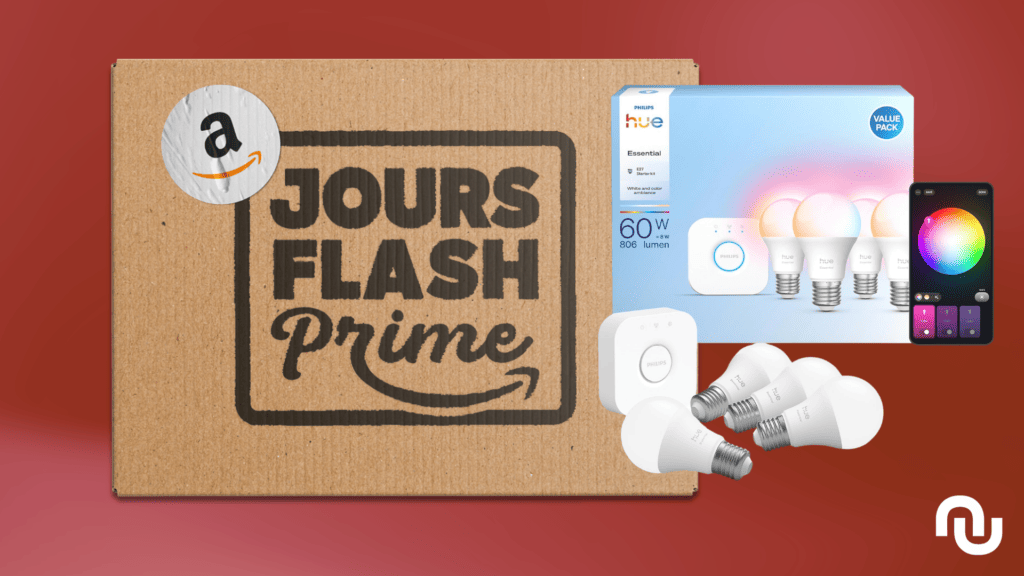 Philips Hue Essential, Kit de Démarrage // Source : Numerama Philips Hue Essential, Kit de Démarrage // Source : Numerama