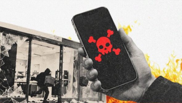 Pillage iPhone. // Source : Numerama Pillage iPhone. // Source : Numerama