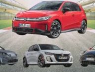 La Volkswagen ID. Polo GTI face à ses concurrentes. // Source : Montage Numerama La Volkswagen ID. Polo GTI face à ses concurrentes. // Source : Montage Numerama